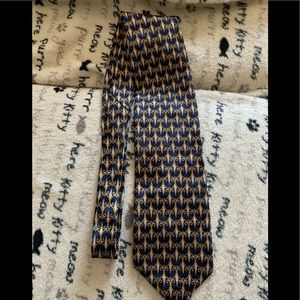 Pierre Balmain Paris 100% silk tie made in USA